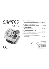 SANITAS SBC 55 - Blutdruckmessgerät