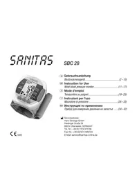 SANITAS SBC 28 - Misuratore di pressione