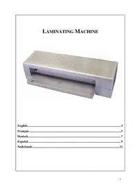 Notice Pavo PIXMASTER Machine à laminer