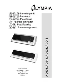Notice OLYMPIA A 2024 Laminating machine