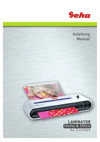 Notice GEHA HOME & OFFICE A4 COMFORT Machine à laminer