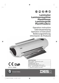 Notice Desq 70250 Machine à laminer