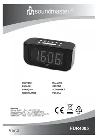 Notice Soundmaster FUR4005 Dzwonek alarmowy