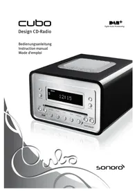 Notice SONORO CUBO 1800 Radio-réveil