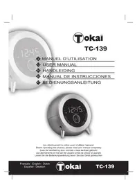 Notice TOKAI TC139 Alarm clock radio