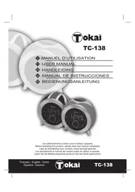 Notice TOKAI TC138 Alarm clock radio