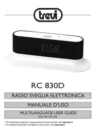 Notice Trevi RC 830 D Radio-réveil