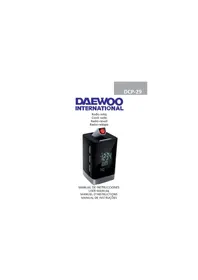 Notice DAEWOO DCP29 Radio reloj