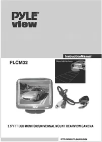 Notice Pyle PLCM32 Moniteur