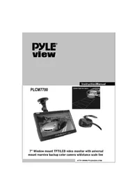 Notice Pyle PLCM7700 Moniteur