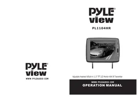 Notice Pyle PL1104HRGR Moniteur
