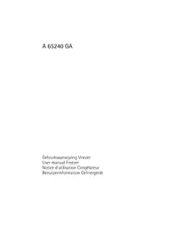 Notice AEG-ELECTROLUX ARCTIS 65240 GA Congélateur