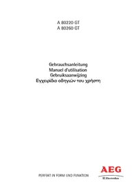 Notice AEG-ELECTROLUX ARCTIS 80260 GT καταψύκτης
