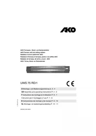 Notice AKO UWS 75 RD1 Chauffage