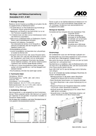 Notice AKO K 811 Chauffage