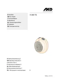 Notice AKO H 390 TS Chauffage