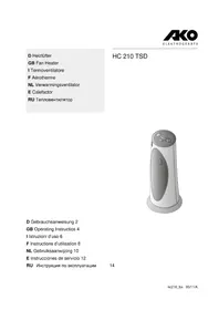 Notice AKO HC 210 TSD Chauffage