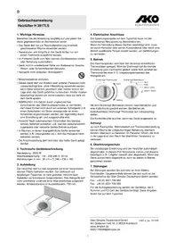 Notice AKO H 381 TLS Chauffage
