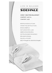 Notice SOEHNLE COMFORT JAZZ XL Couverture/coussin chauffant