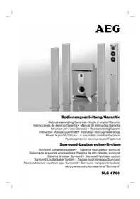 Notice AEG SLS 4700 Système home cinéma