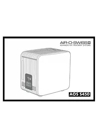 Notice AIR-O-SWISS AOS S450 Purificateur d'air