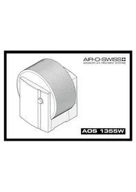 Notice AIR-O-SWISS AOS 1355W Purificateur d'air