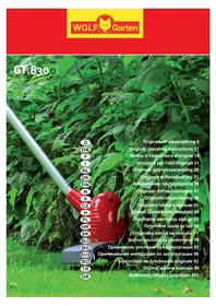 Notice Wolf Garten GT 830 Coupe-herbe