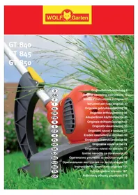 Notice Wolf Garten GT 840 Coupe-herbe