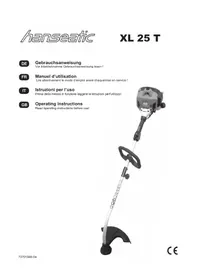Notice Hanseatic XL 25 T Grass trimmer