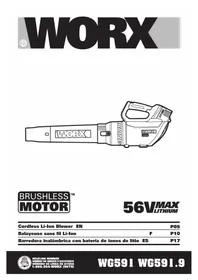 WORX WG591.9 - Blower