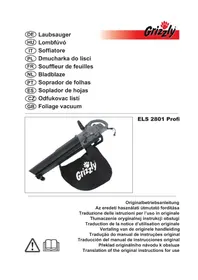 Notice Grizzly ELS 2801 PROFI Souffleur