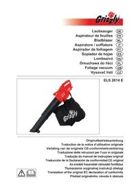 Notice Grizzly ELS 2614 E Souffleur