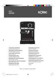 Notice SOLAC CE4493 Machine à café