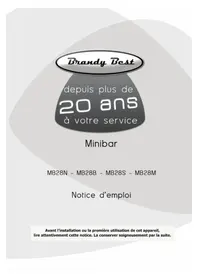 Notice BRANDY BEST MB28B Réfrigérateur à boisson