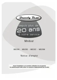 Notice BRANDY BEST MB28N Réfrigérateur à boisson