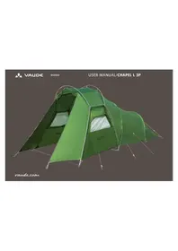 Notice Vaude CHAPEL L 3P Tent