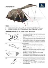 Notice Nomad CABIN 3 PEBBLE Tente
