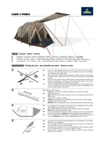 Notice Nomad CABIN 2 PEBBLE Tente