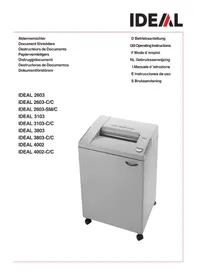 IDEAL 3103 - Destructeur de document