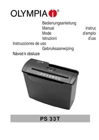 Notice OLYMPIA PS 33 T Shredder