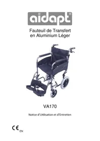 Notice Aidapt VA170 Fauteuil roulant