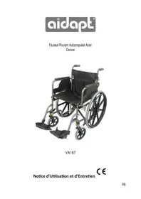 Notice Aidapt VA167 Fauteuil roulant