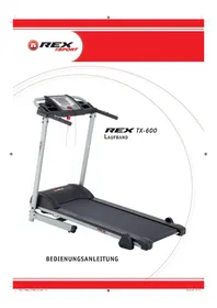 Notice REX TX600 Treadmills
