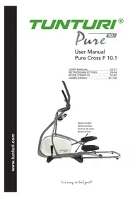 TUNTURI Pure F 10.1 - Vélo elliptique