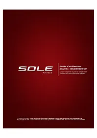 Notice Sole Fitness E95 Vélo elliptique