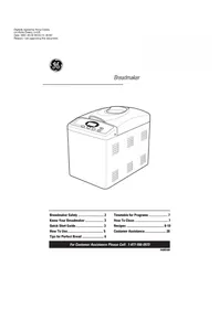 GE 106732 - Bread maker