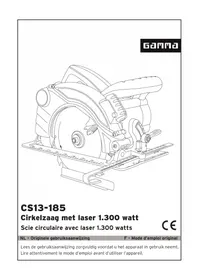 Notice Gamma CS13185 Zaag