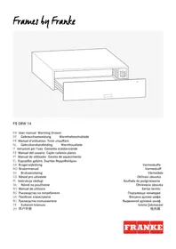 Notice FRANKE FS DRW 14 Tiroir et armoire chauffants