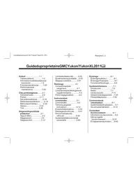 Notice GMC YUKON (2011) Voiture