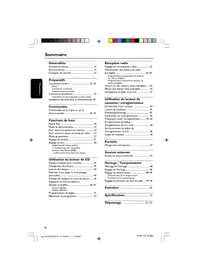 Notice PHILIPS FWC355 Chaîne Hi-Fi